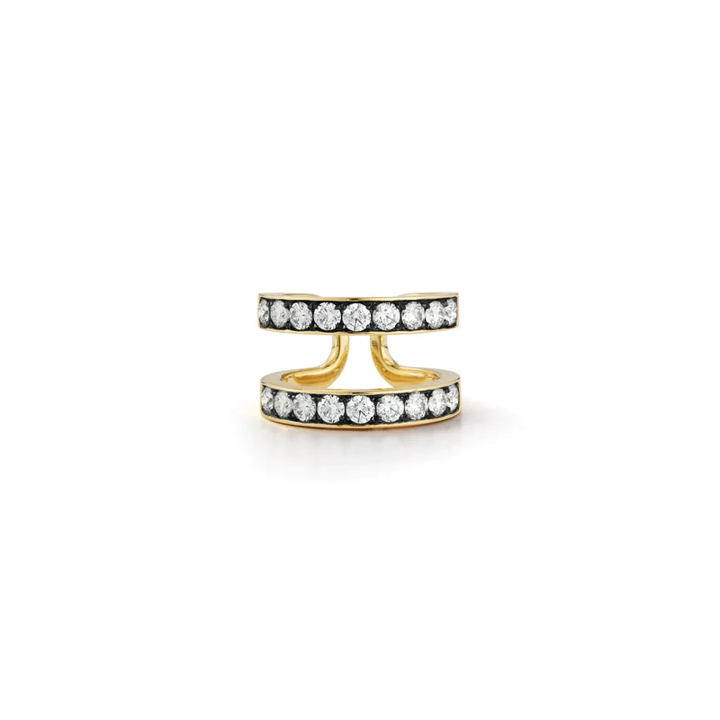 Prive Double Diamond Band Ring