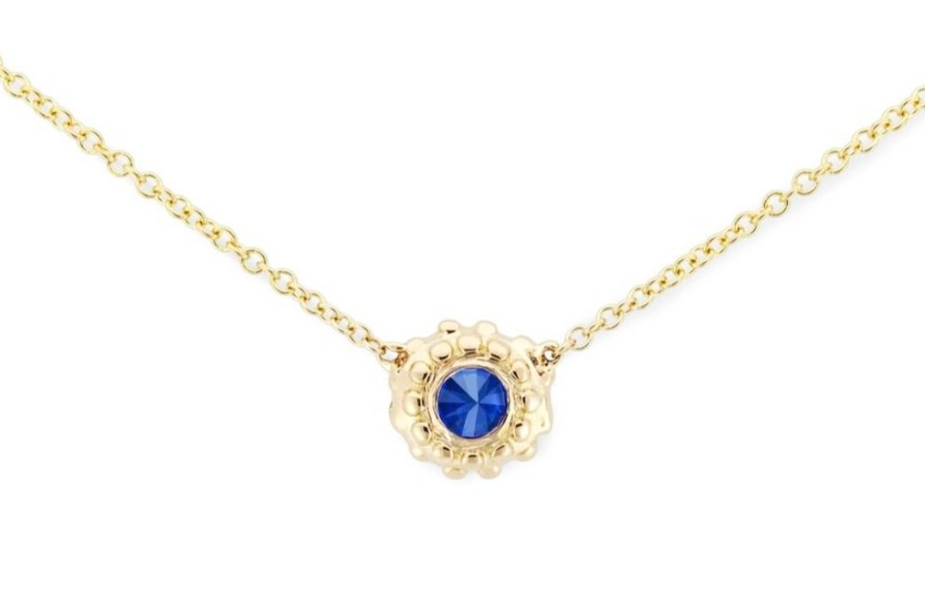Evo Blue Sapphire Necklace