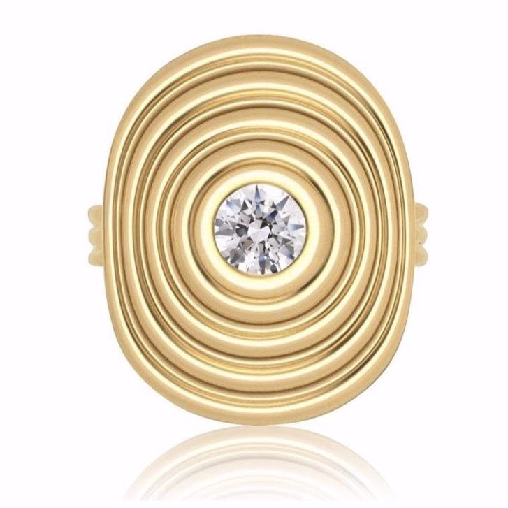 Sagesse - Universum Ring with Center Diamond