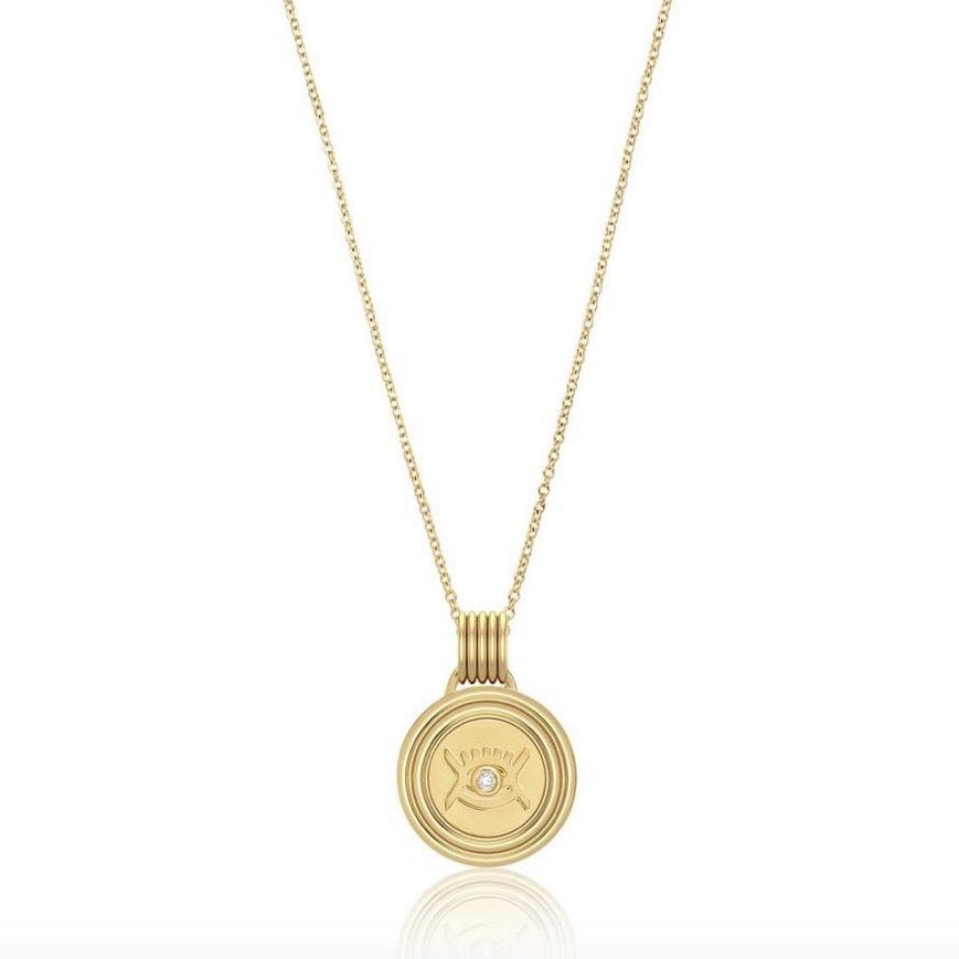 Sagesse - Vidi Petite Medallion Necklace 11mm
