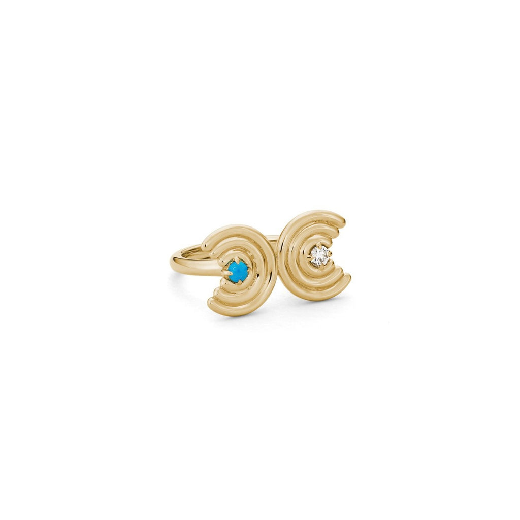 Double Revival Ring Turquoise