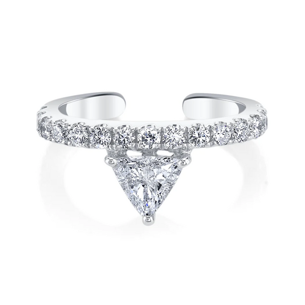 LUXE TRIANGLE DIAMOND RING – Anita Ko