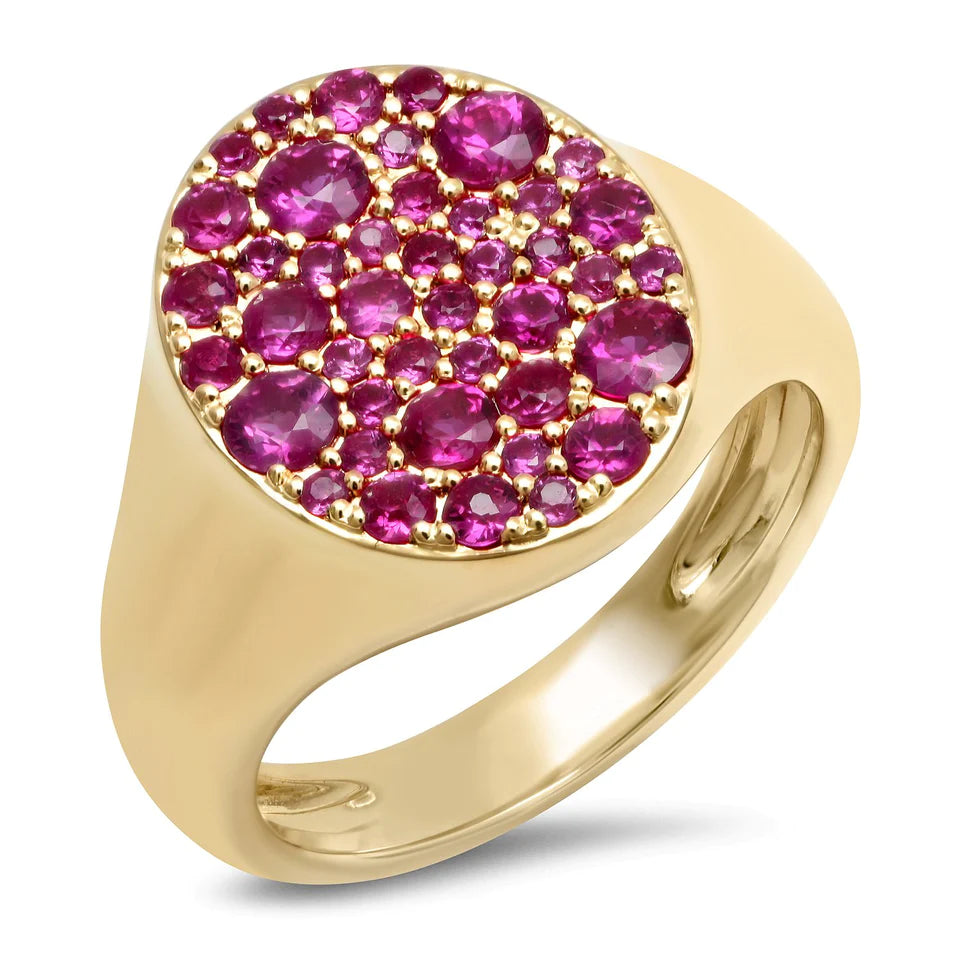 Ruby Signet Pinky Ring
