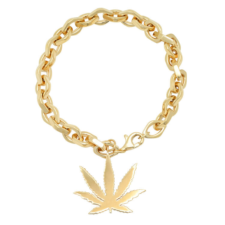 Cannabis Charm Bracelet