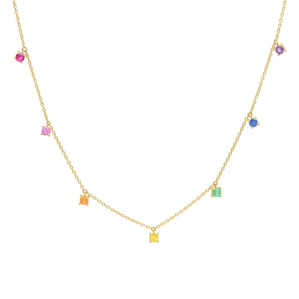 Rainbow Charm Necklace