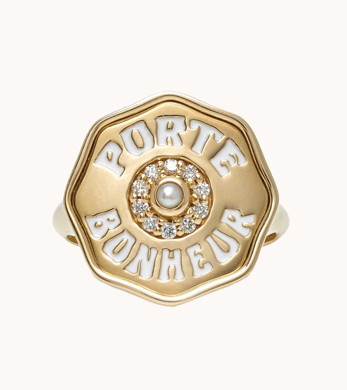 Porte Bonheur Coin Ring