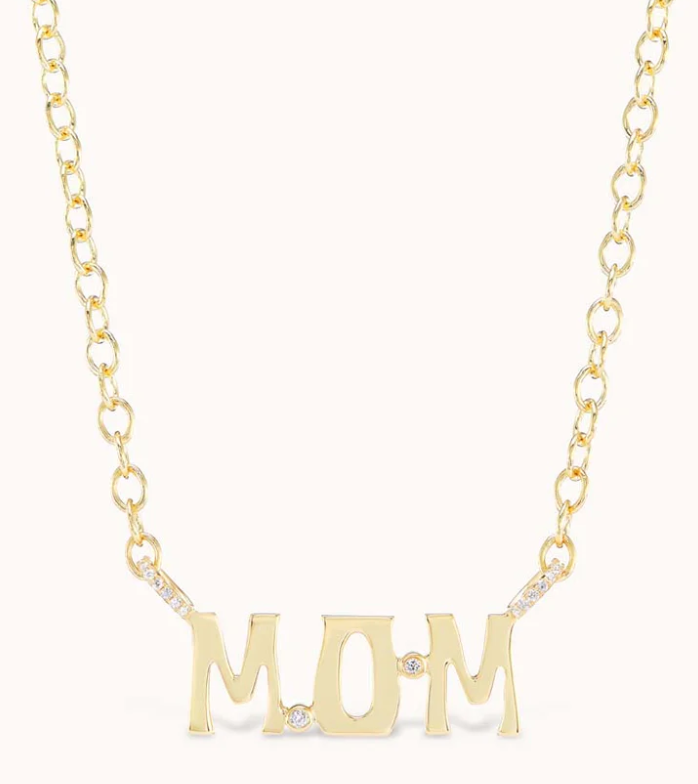 Nameplate Necklace "Mom"