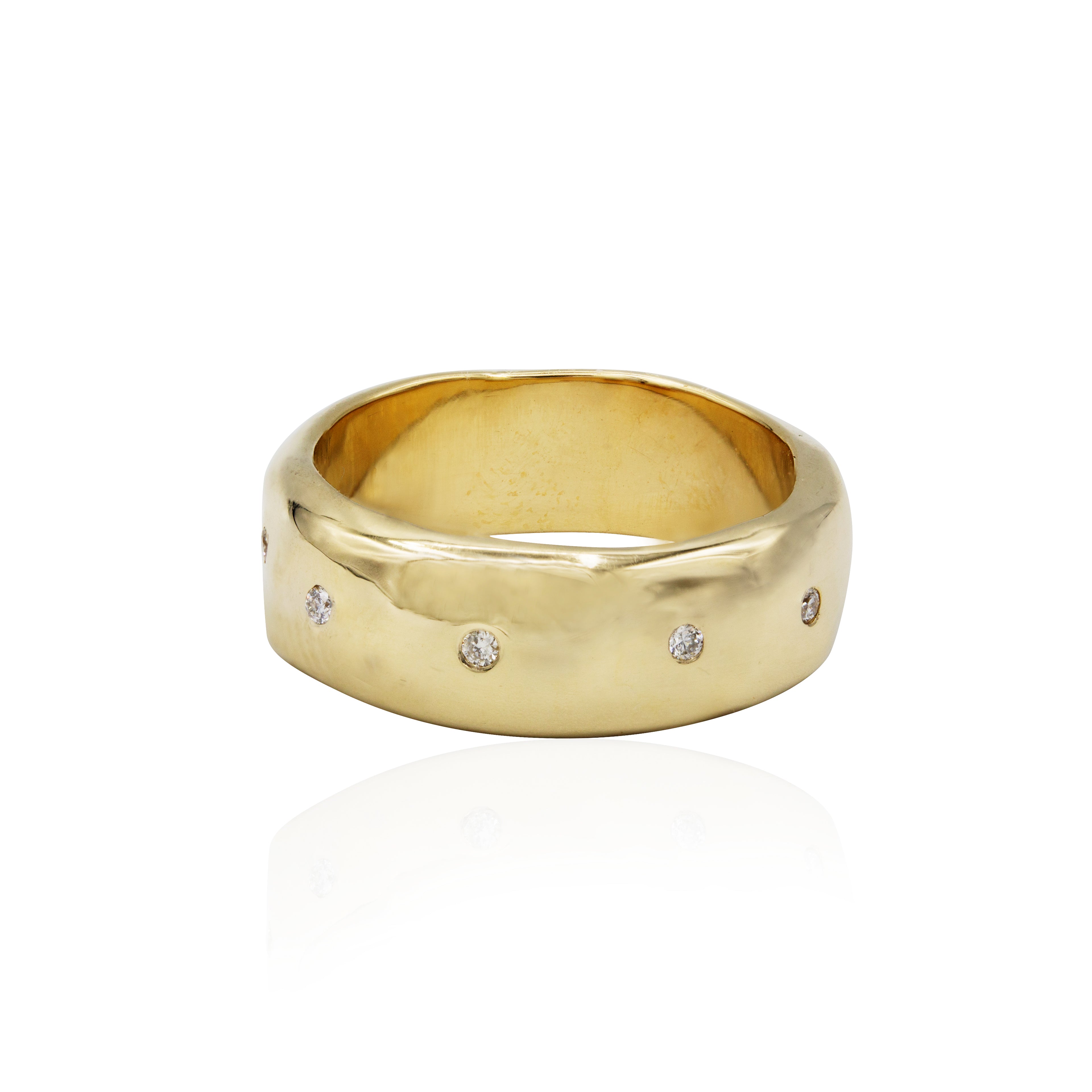 Fion Ring, Thick Gold Ring, Thin Gold Ring – Chic Scout