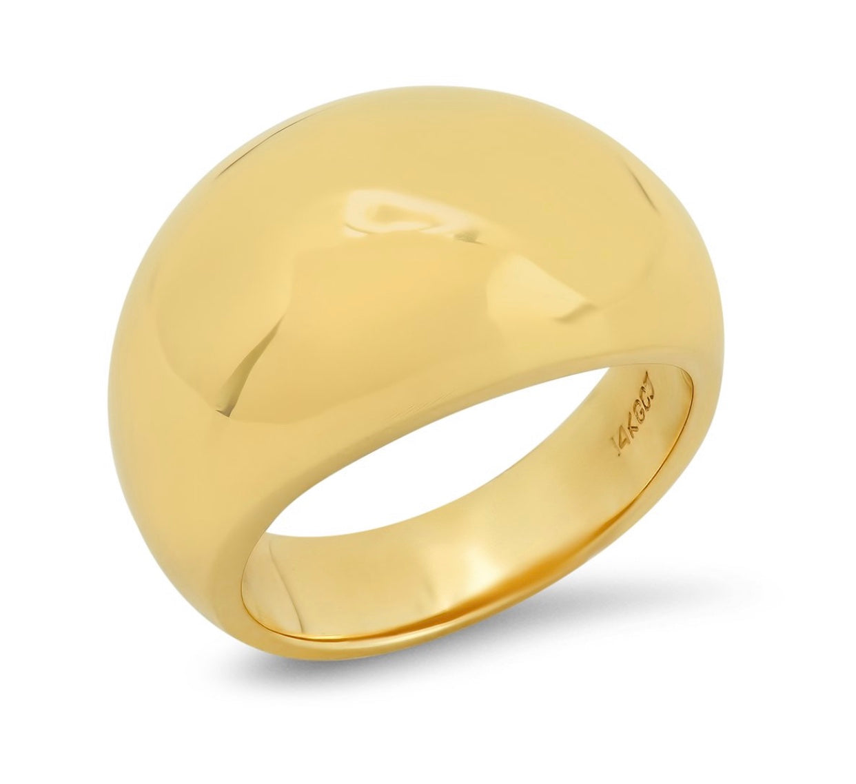 Wide Dome Ring 14K Yellow Gold | Kay