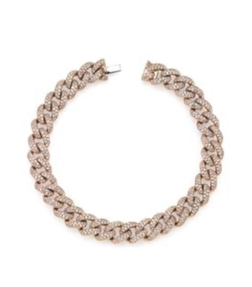 Medium Pavé Link Bracelet
