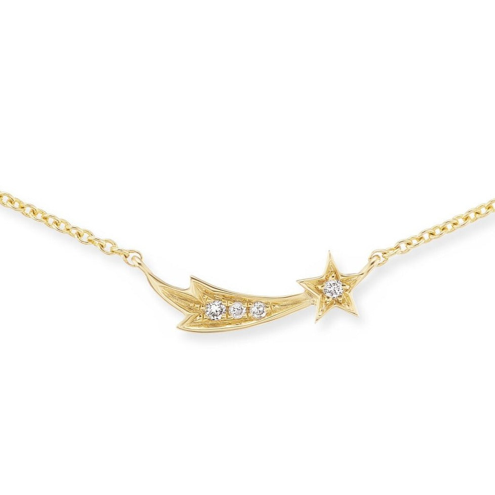Shooting Star Charm Necklace